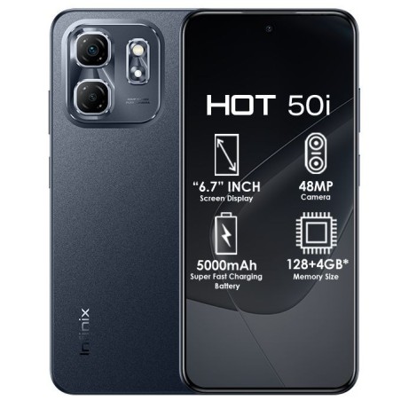 Infinix Hot 50i – 128 Go / 4 Go RAM
