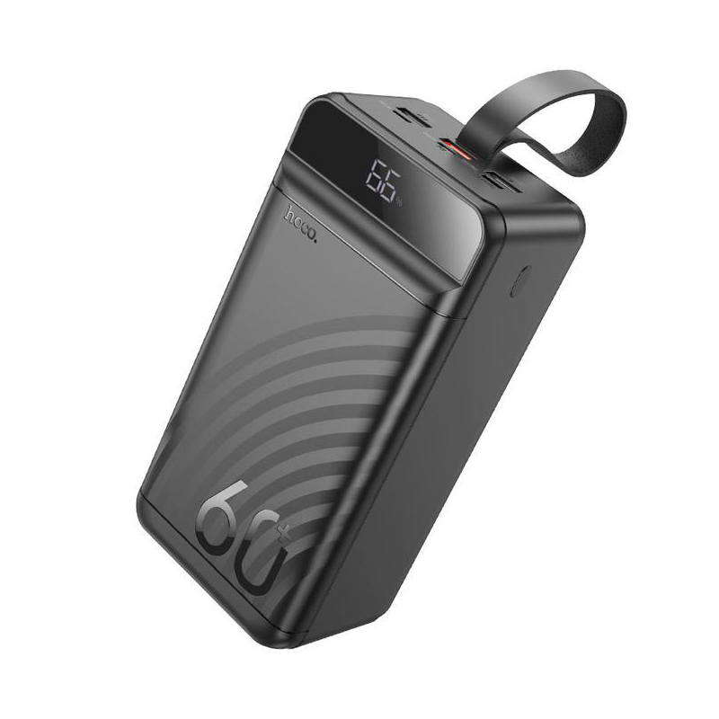 Powerbank Hoco 60000mAh – Charge Rapide 22.5W/65W avec Lampe LED Powerbank Hoco 60000mAh – Charge Rapide 22.5W/65W avec Lampe LED