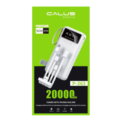 Powerbank Calus 20000mAh CA-P200ED –Charge Rapide 2.4A - Affichage LED