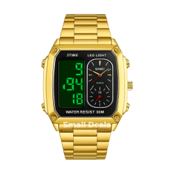 Montre SKMEI 1123 Dorée – Digitale Multifonction – Étanche 3 ATM