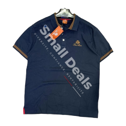 Polo Homme  Bleu Marine - Loro Piana - Élégance Décontractée