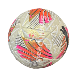 Ballon Puma Orbita 6 MS Blanc/Vert/Orange et Blanc/Rose/Jaune -Durable