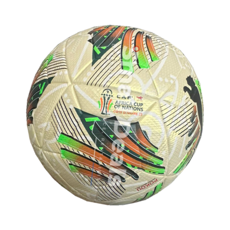 Ballon Puma Orbita 6 MS Blanc/Vert/Orange et Blanc/Rose/Jaune -Durable