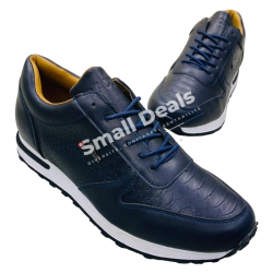 Sneakers Lacoste Homme en Cuir – Motif Crocodile – Confort Durable