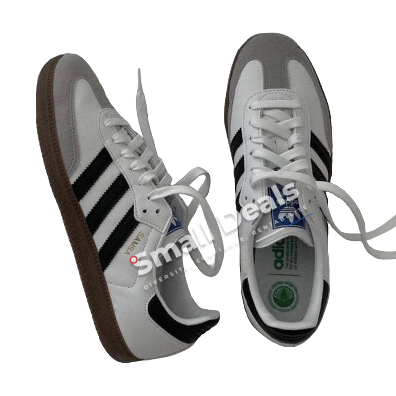 Adidas Samba OG Blanc Noir Marron – Baskets Homme en Cuir et Daim Adidas Samba OG Blanc Noir Marron – Baskets Homme en Cuir et Daim