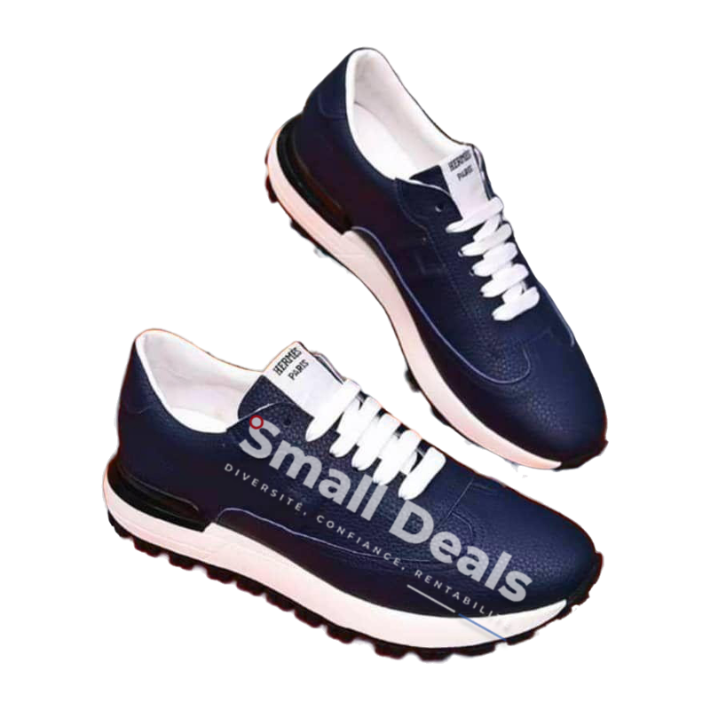 Espadrilles Hermès Antigua Bleu Indigo – Homme – Cuir de Veau Espadrilles Hermès Antigua Bleu Indigo – Homme – Cuir de Veau
