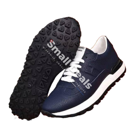 Espadrilles Hermès Antigua Bleu Indigo – Homme – Cuir de Veau