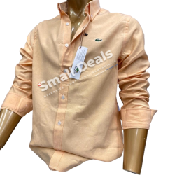 Chemise Lacoste Homme Bleu Ciel – Manches Longues – Coupe Droite