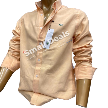 Chemise Lacoste Homme Bleu Ciel – Manches Longues – Coupe Droite