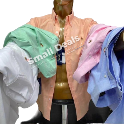 Chemise Ralph Lauren Homme– Manches Longues –100% Coton – Coupe Droite