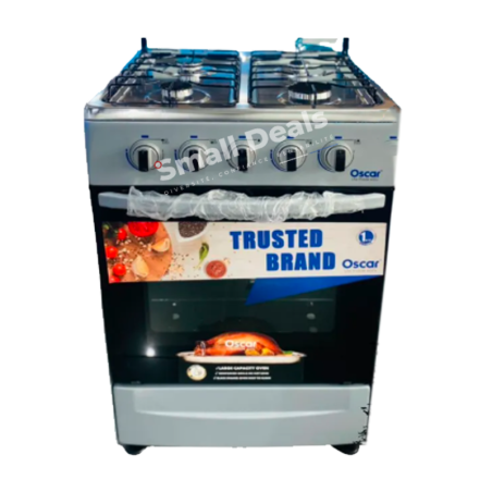 Cuisinière à gaz Oscar 24 pouces 4 feux avec four – 50x60 cm