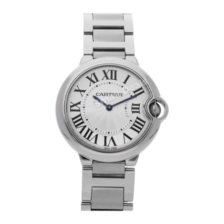 Montre Femme Cartier Ballon Bleu 33 mm Acier Mouvement Automatique