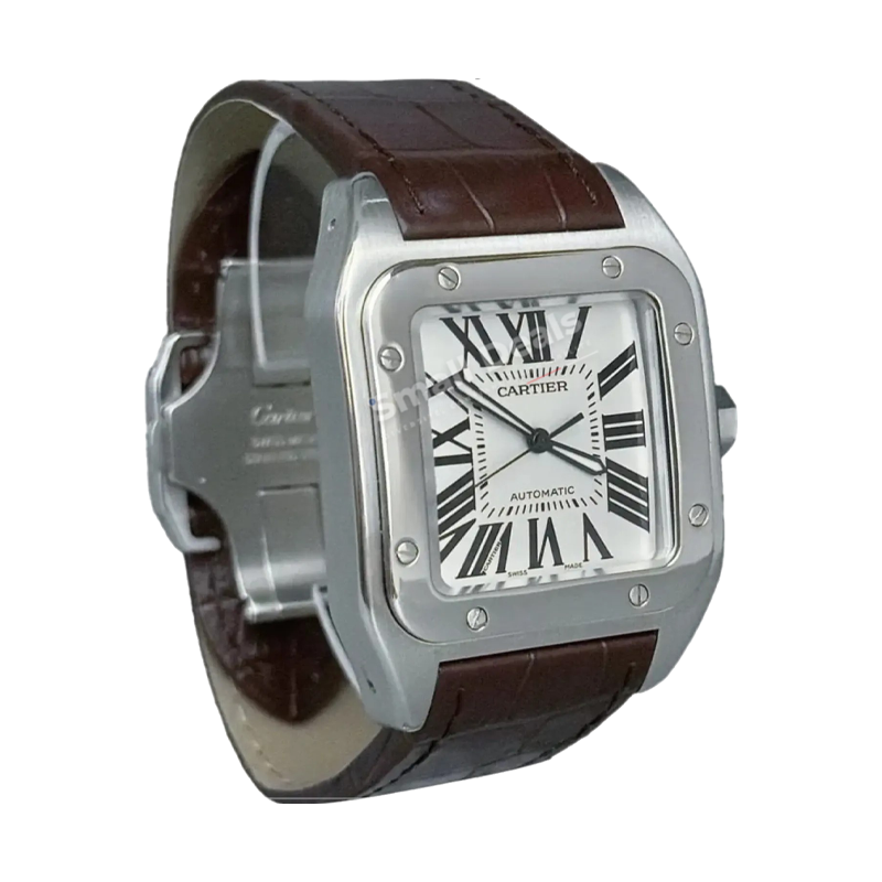 Cartier Santos 100 Femme Automatique Acier 100 m | Small Deals Cartier Santos 100 Femme Automatique Acier 100 m | Small Deals