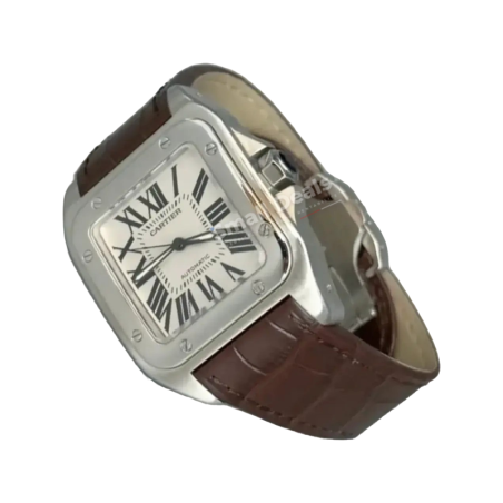 Cartier Santos 100 Femme Automatique Acier 100 m | Small Deals