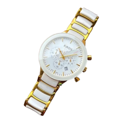 Rado Centrix Chronograph Unisexe Céramique & Acier Blanc | Small Deals