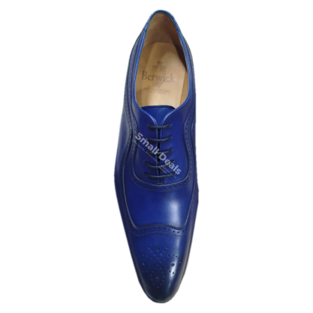 Chaussures Berwick 1707 2711 Homme – Richelieu en Cuir –Cousu Goodyear