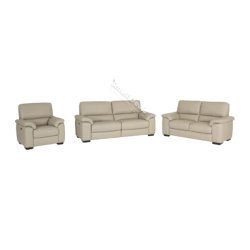 Canapé Ensemble 1-2-3 Places Cuir Beige – Made in Cameroun – Confort