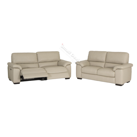 Canapé Ensemble 1-2-3 Places Cuir Beige – Made in Cameroun – Confort