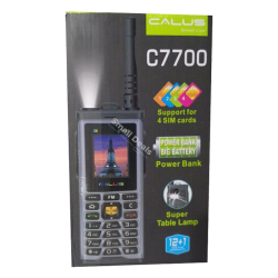Téléphone Calus C7700 – À Boutons – Double SIM – Batterie Longue Durée