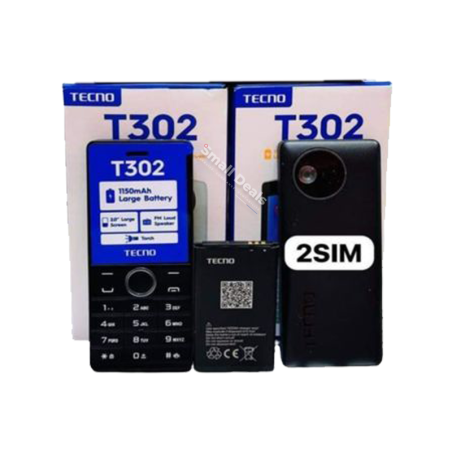 Téléphone TECNO T302 – Double SIM – Batterie Longue Durée – Radio FM