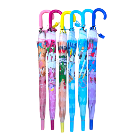 Parapluie - Pour - Enfant + Sifflet - Plastique - Couleurs - Multiples