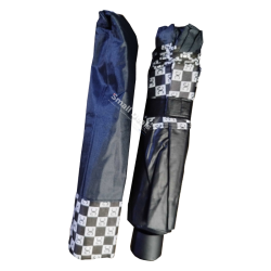 Parapluie - Grande Taille - Motif gucci - Housse noire détails blancs
