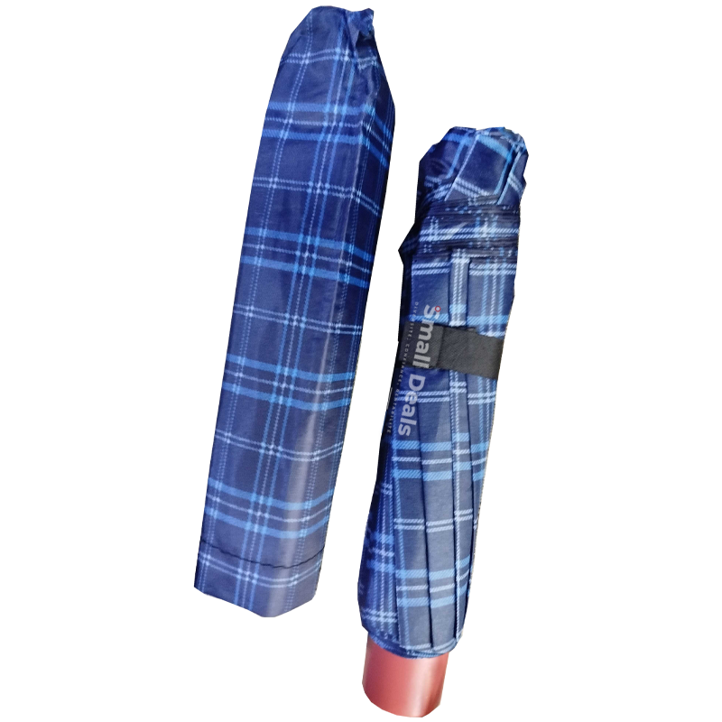 Parapluie - Grande - Taille - Pliable - Bleu - Carrele - Resistant Parapluie - Grande - Taille - Pliable - Bleu - Carrele - Resistant