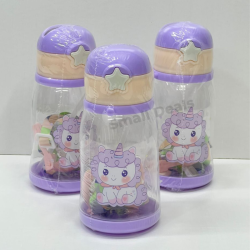 Gourde Enfant Licorne – Bouteille 500ml| Hydratation Scolaire Étanche