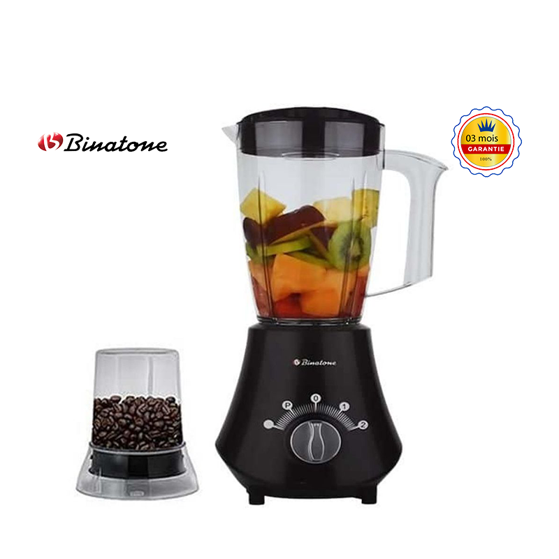 Mixeur-Binatone BL460 - 350W - 1.5L- Noir Mixeur-Binatone BL460 - 350W - 1.5L- Noir