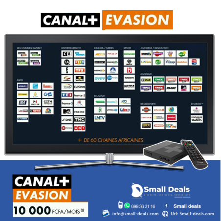 Abonnement canal+ : Formule EVASION