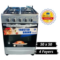 Cuisinière à gaz OSCAR – 50×50 – 4 foyers