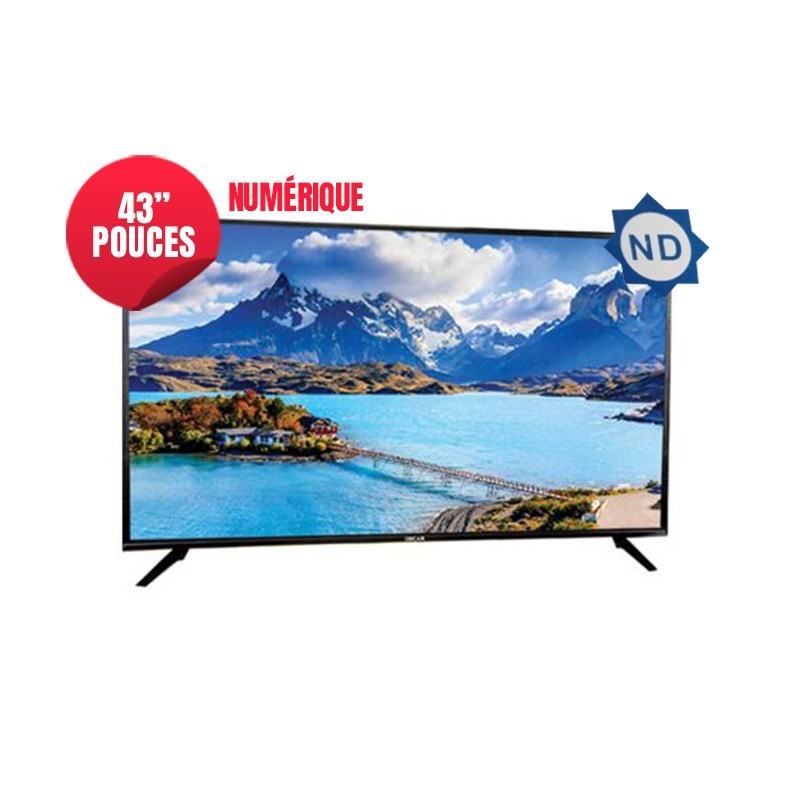 Téléviseur numérique 43 pouces ND Ultra HD 4k Téléviseur numérique 43 pouces ND Ultra HD 4k