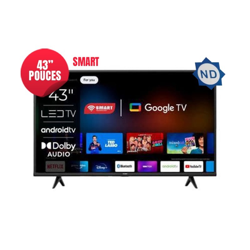 TV smart 43 pouces ND Full HD - LED TV smart 43 pouces ND Full HD - LED