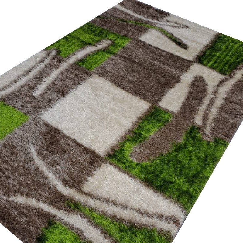 Tapis Design 0001 vert beige 1m20 / 1m70 Tapis Design 0001 vert beige 1m20 / 1m70