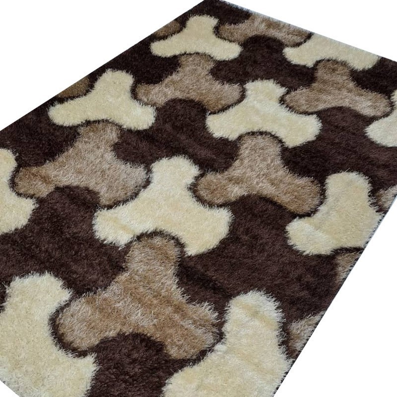 Carpet Design 0006 Brown Gold 1m50 / 2m20 Carpet Design 0006 Brown Gold 1m50 / 2m20
