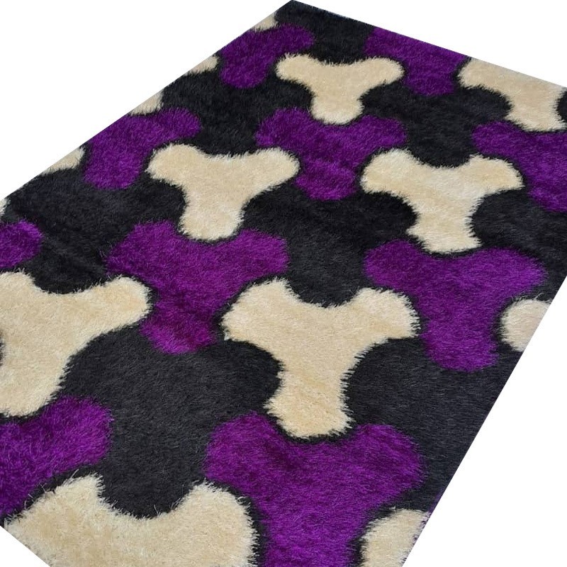 Tapis Design 0006 violet beige 1m50 / 2m20 Tapis Design 0006 violet beige 1m50 / 2m20