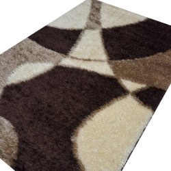 Tapis Design 0004 : Marron or 1m50 / 2m20