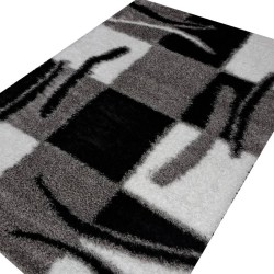 Tapis Design 0001 : Black Bone 1m20 / 1m70