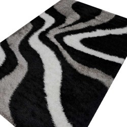 Tapis Design 0003 : Black Bone 2m / 3m