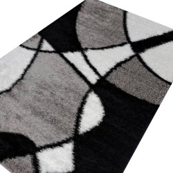Tapis Design 0004 - Black Bone 1m50 / 2m20