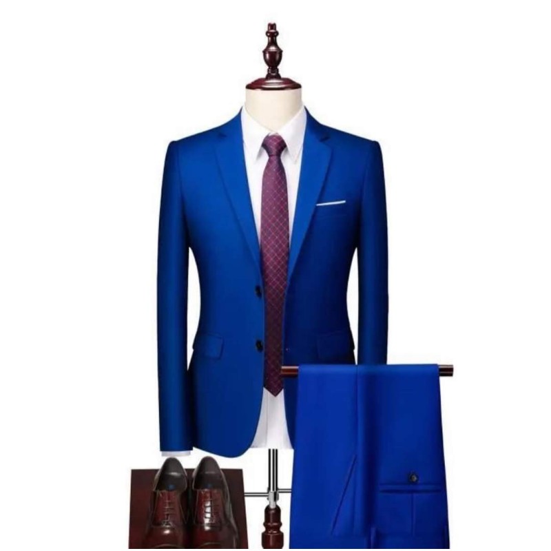 Ensemble costume bleu ciel avec chaussure Ensemble costume bleu ciel avec chaussure