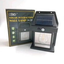 Lampe de murail au solaire à une ampoule
